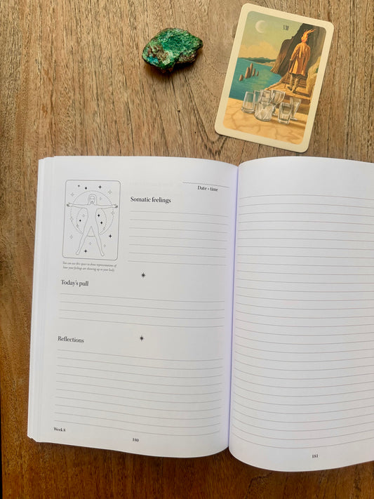 Pulled: A Daily Tarot & Somatic Journal for Reflection